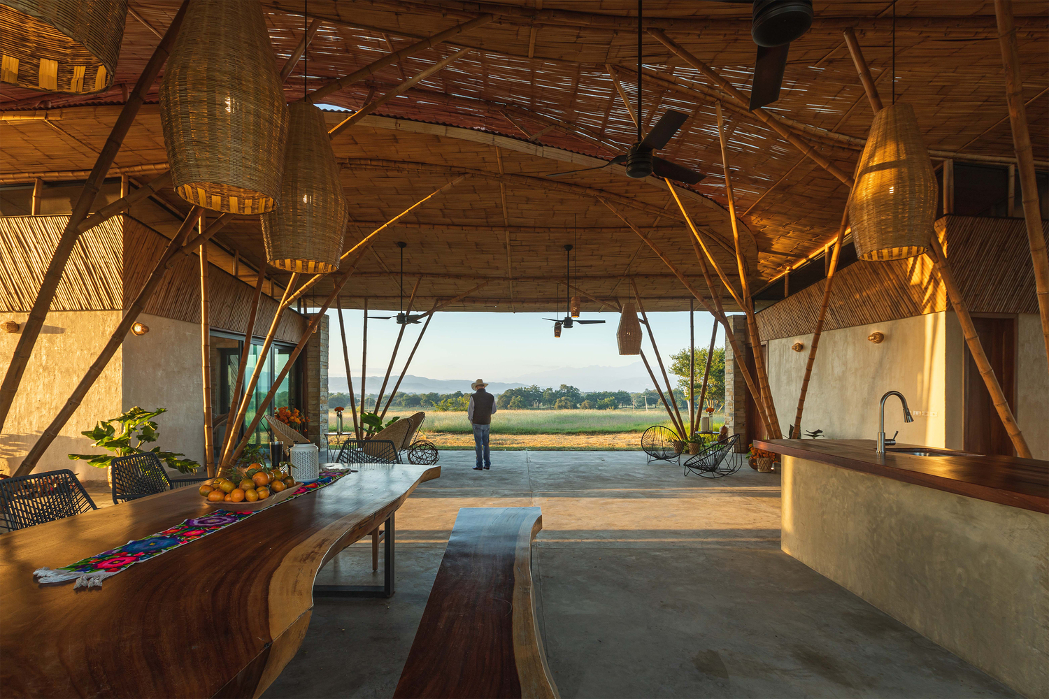 墨西哥竹构诗意栖息地丨Marina Vella Arquitectura-22