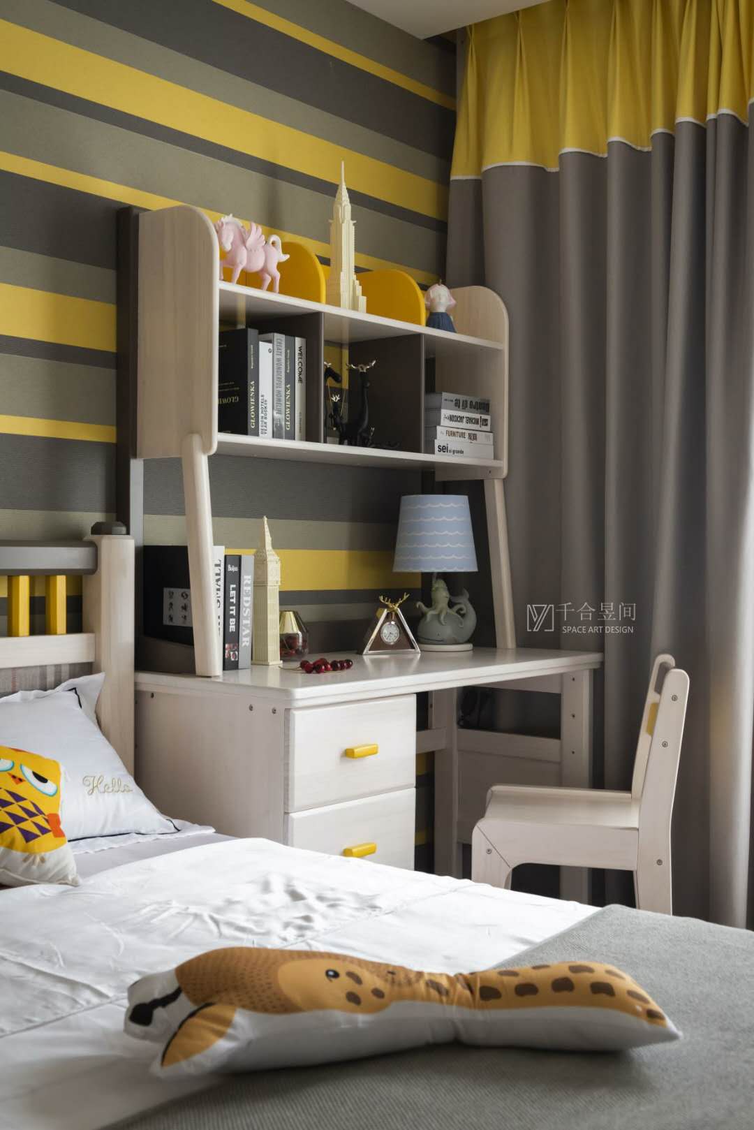 重庆约克郡壹號湖畔爱马仕风格私宅设计-45