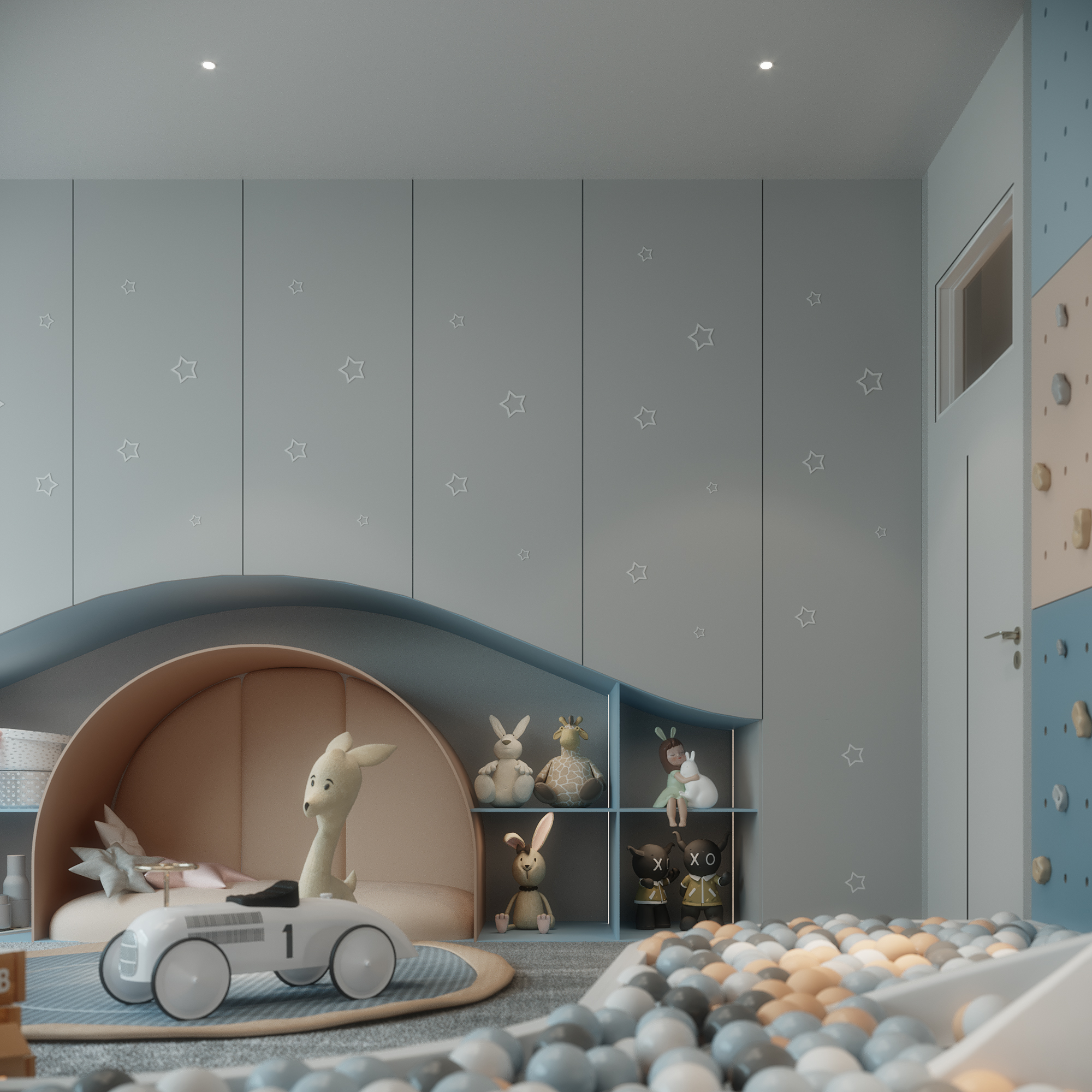 儿童游戏室设计丨沙特阿拉伯丨Mariam Samir-19