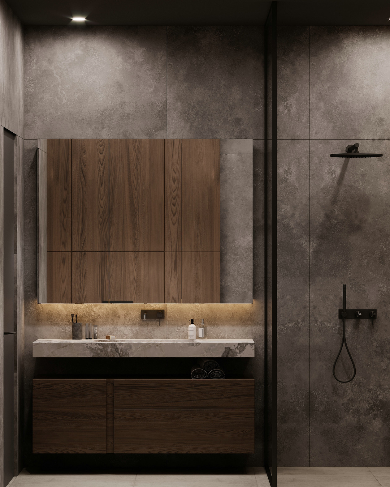 高级灰色系公寓-10