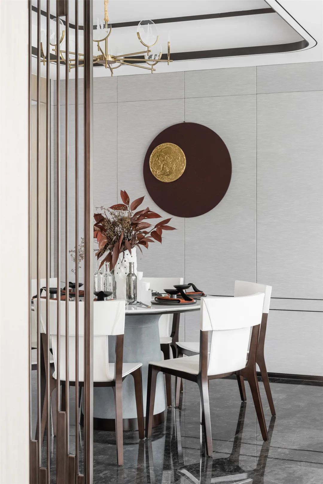 泽京铂宸现代中式样板间丨中国河南丨品辰装饰工程设计有限公司-15