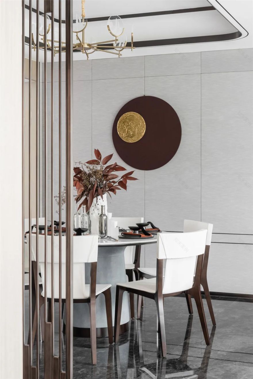 泽京铂宸现代中式样板间丨中国河南丨品辰装饰工程设计有限公司-15