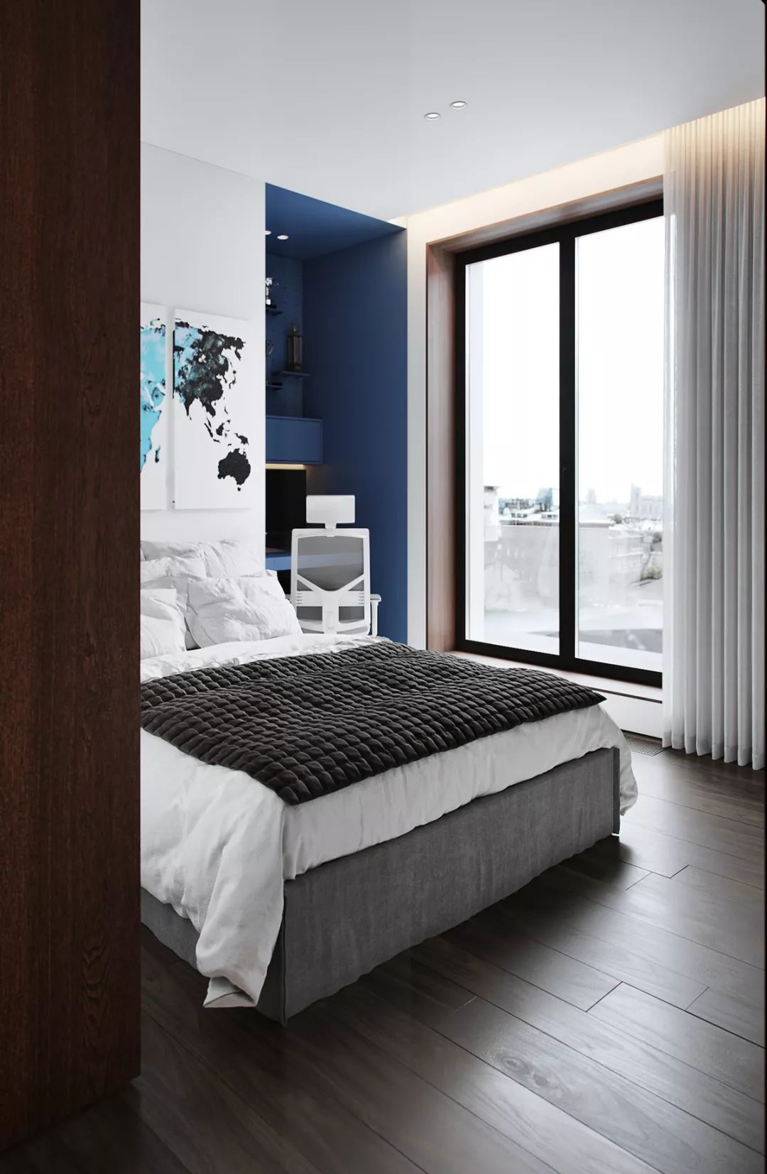 125㎡简约时尚温婉家居设计-53