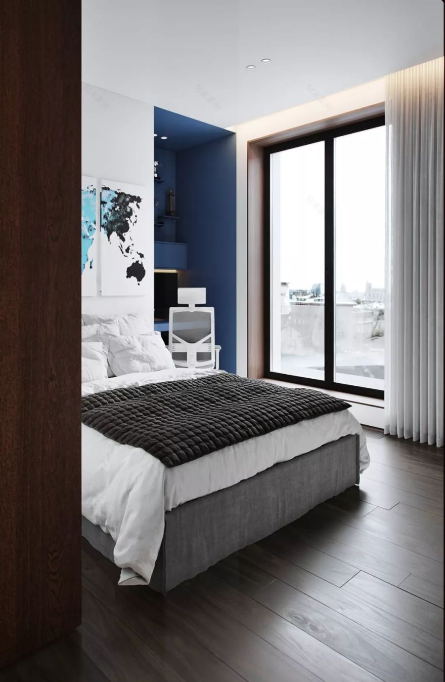 125㎡简约时尚温婉家居设计-53