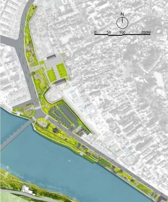 2024年度院优项目丨徽州古城城墙外公园景观提升方案-12
