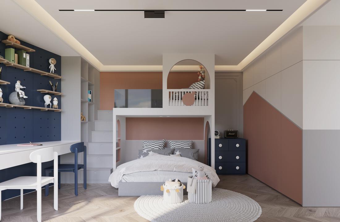 110m²现代轻奢风精致生活空间设计-9