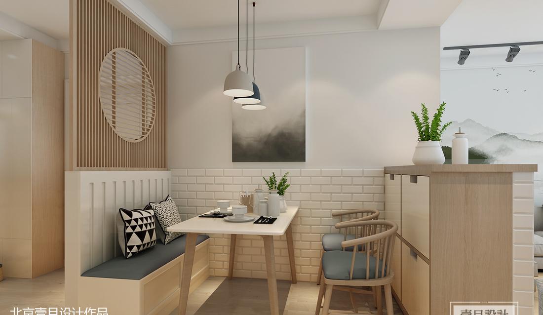 温馨北欧风小家，定制榻榻米、高级灰空间-3