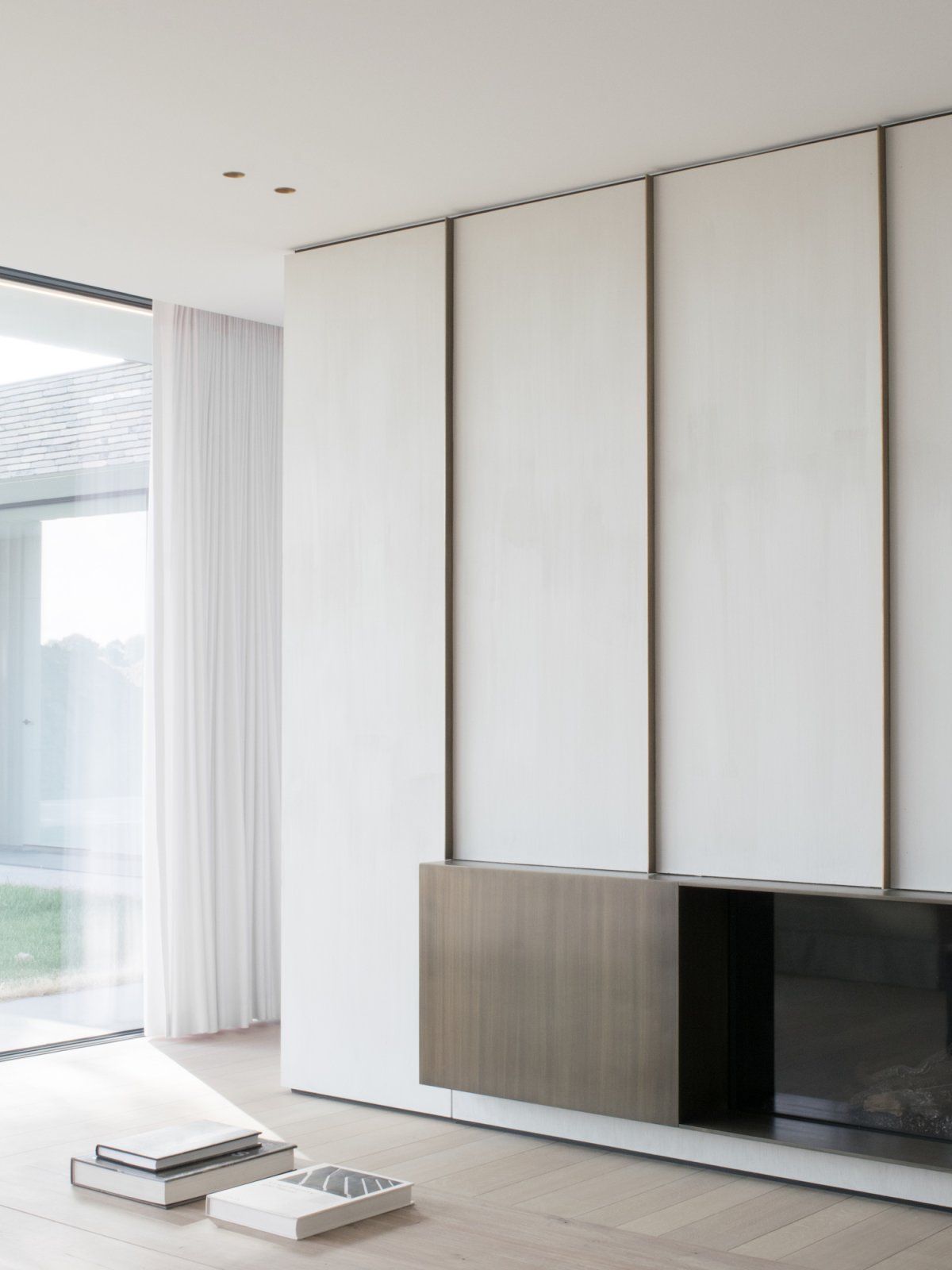 比利时 Flemish 景观中的极简主义宁静之家-3