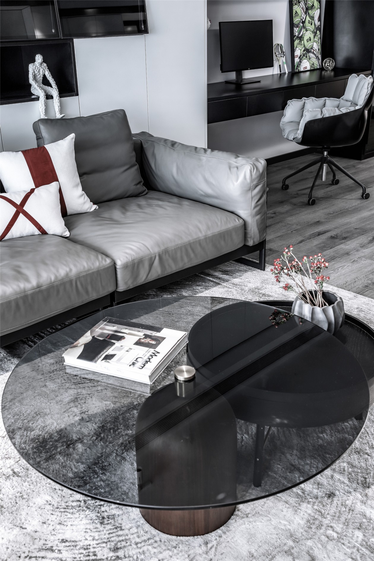 深圳 150 平现代简约家居,品质生活与艺术氛围的完美融合-25