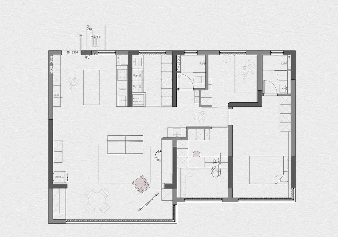 留白·实景 韩系现代主义的魅力丨中国芜湖丨留白屿下空间建筑-74