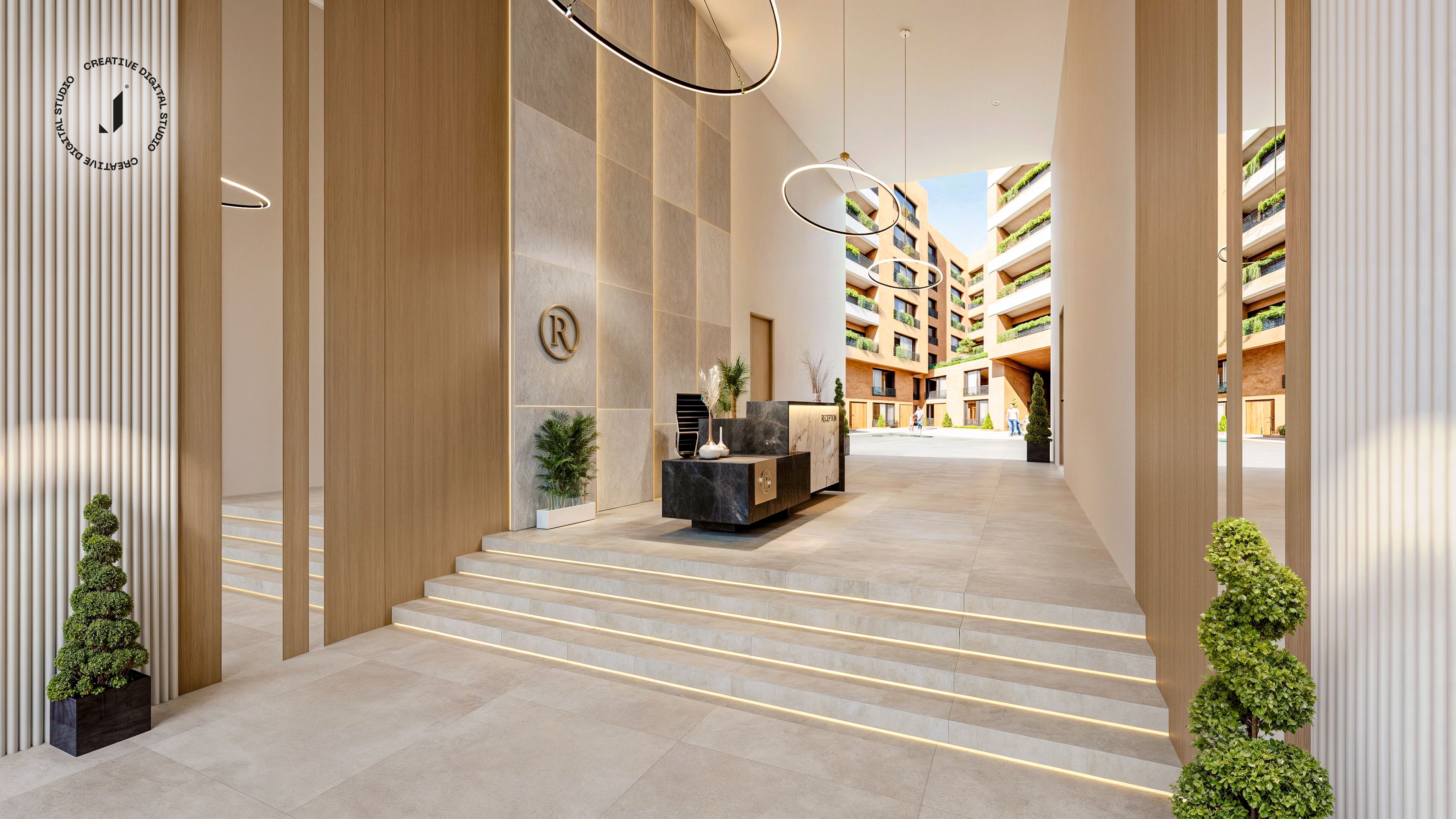 救济 3D 建筑可视化丨摩洛哥马拉喀什-19