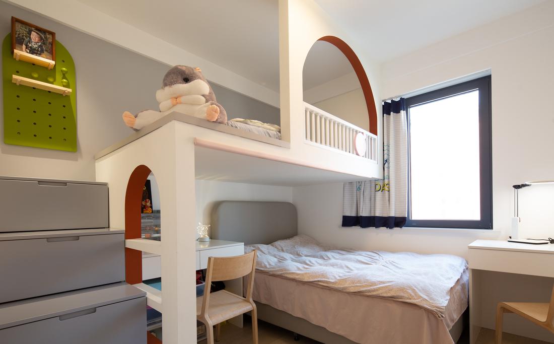 手枪户型空间利用率最大化设计丨中国上海丨7KK 设计-37