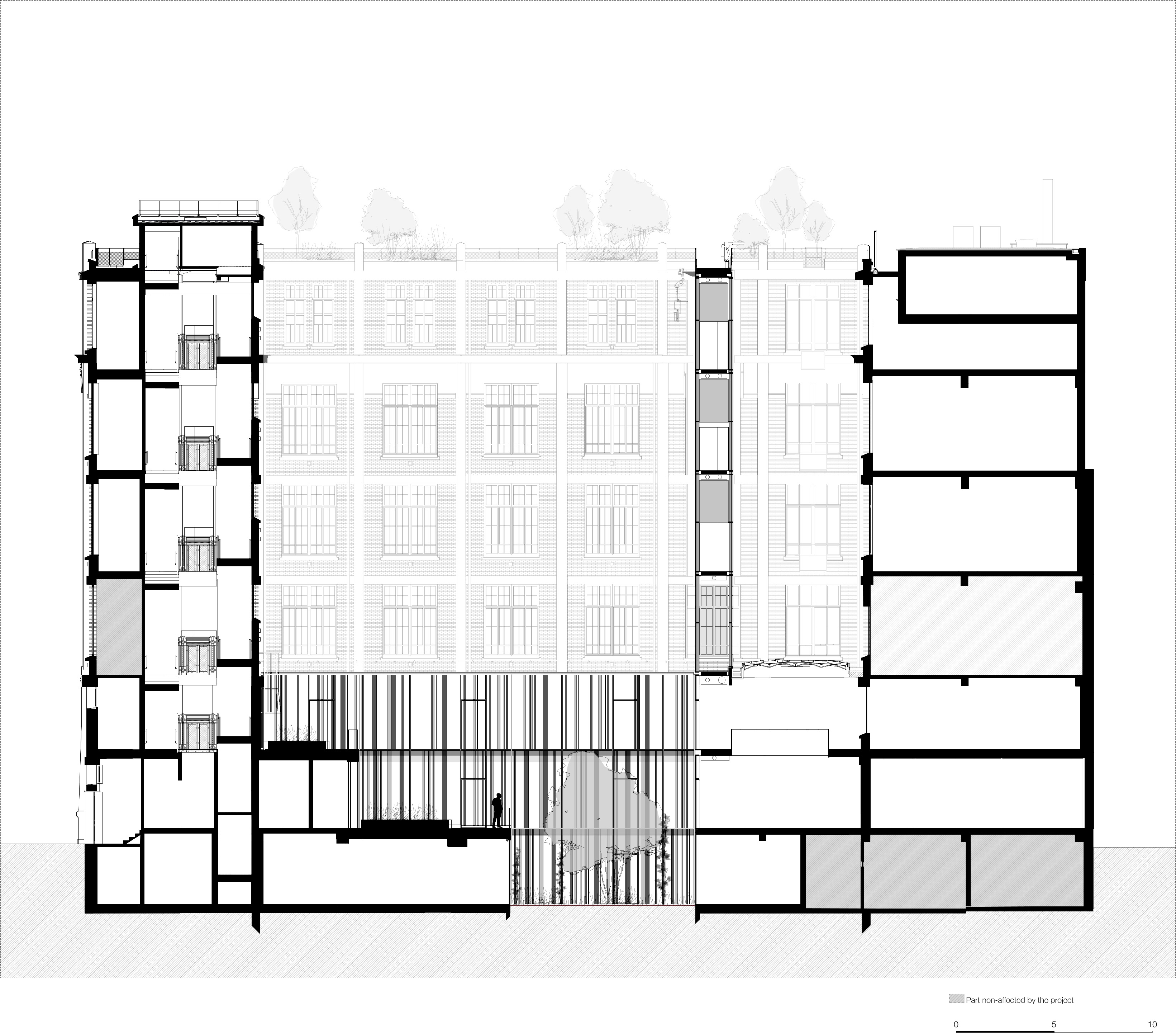 巴黎 Immeuble des Gobelins 大楼丨Palissad-35