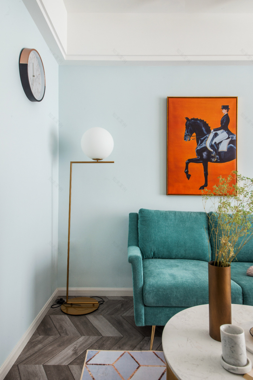 南京王府国际花园 40 平米现代轻奢公寓设计-32