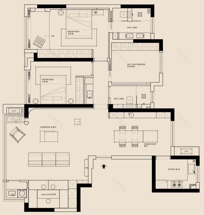 汕头190㎡四室侘寂私宅丨中国汕头丨宅这里设计-101