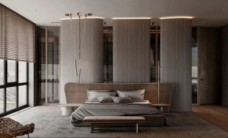 私人空间的艺术品——100 款卧室背景墙设计鉴赏-54