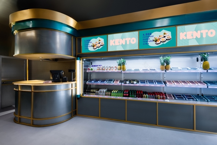 Kento(融合东西方元素的现代日式餐厅设计)-14