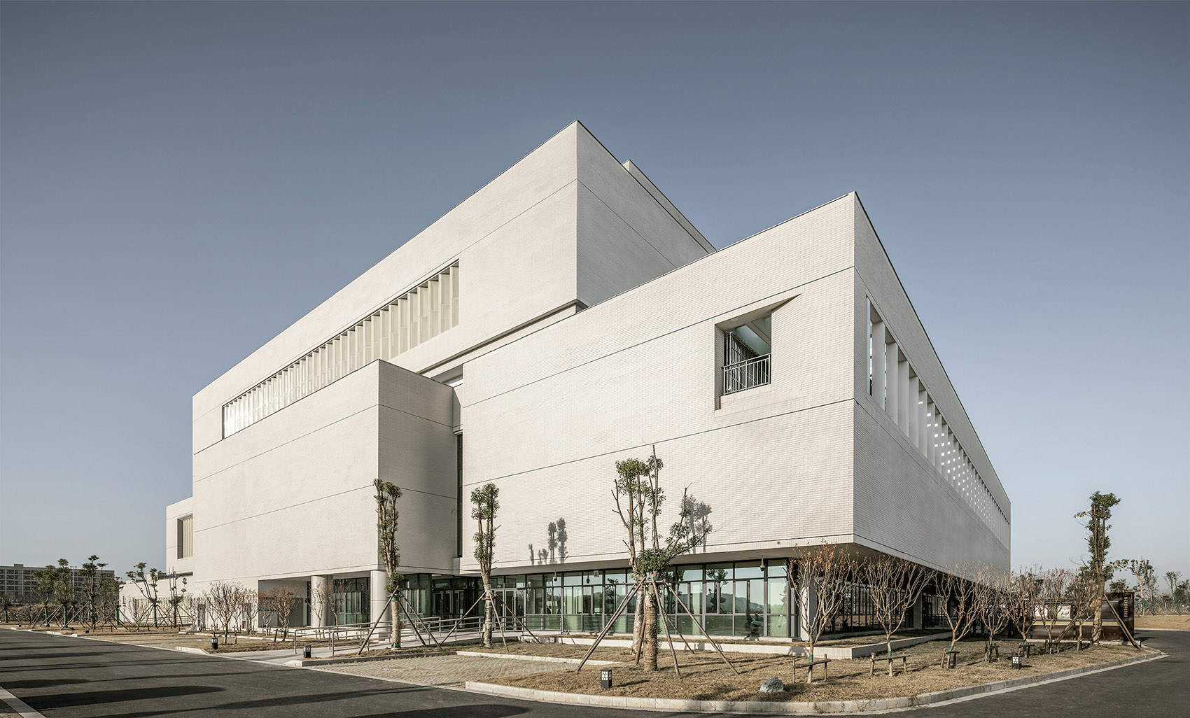 荆门京山市图书档案馆丨中国荆门丨华中科技大学匠作工作室,武汉华中科大建筑规划设计研究院有限公司-11