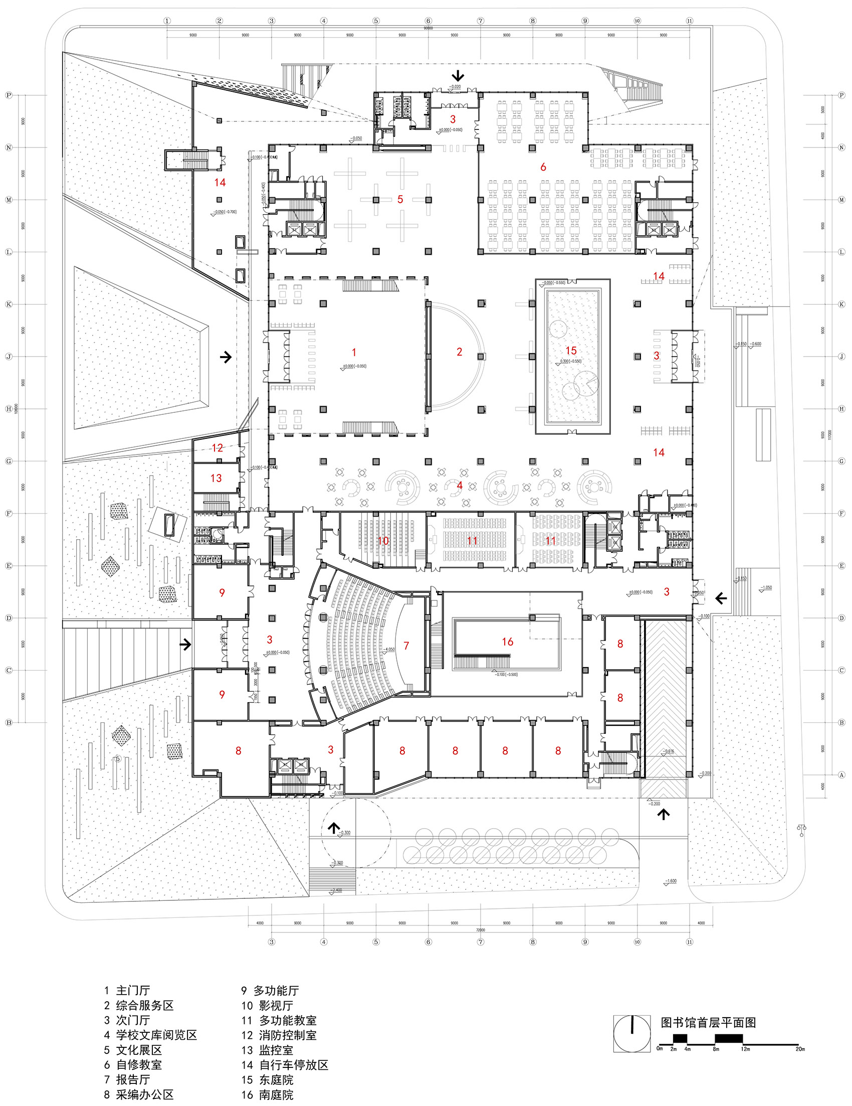 西北农林科技大学北校区图书馆丨中国陕西丨华南理工大学建筑设计研究院有限公司陶郅工作室-45