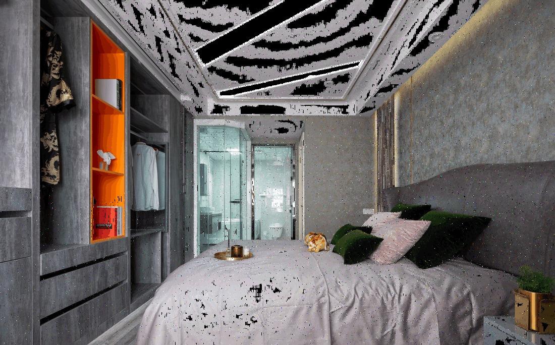 平层丨美家园金鼎装潢 招商花园 现代轻奢-16