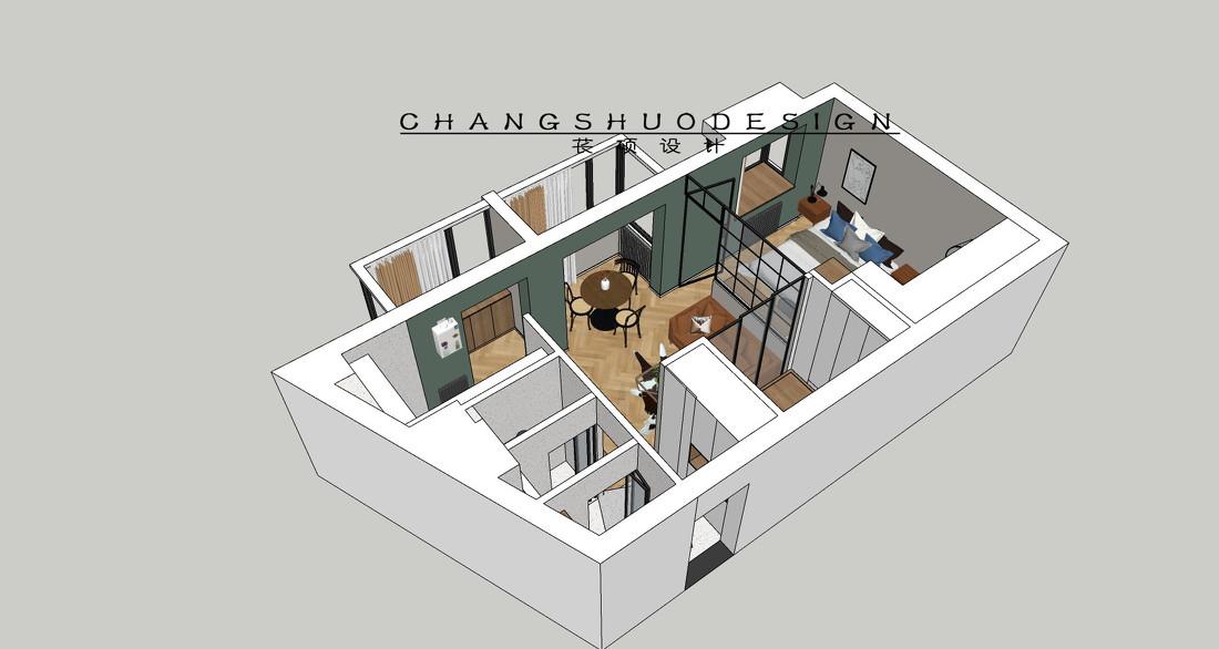 复古柏林风格平层宅设计丨中国北京丨苌硕-26