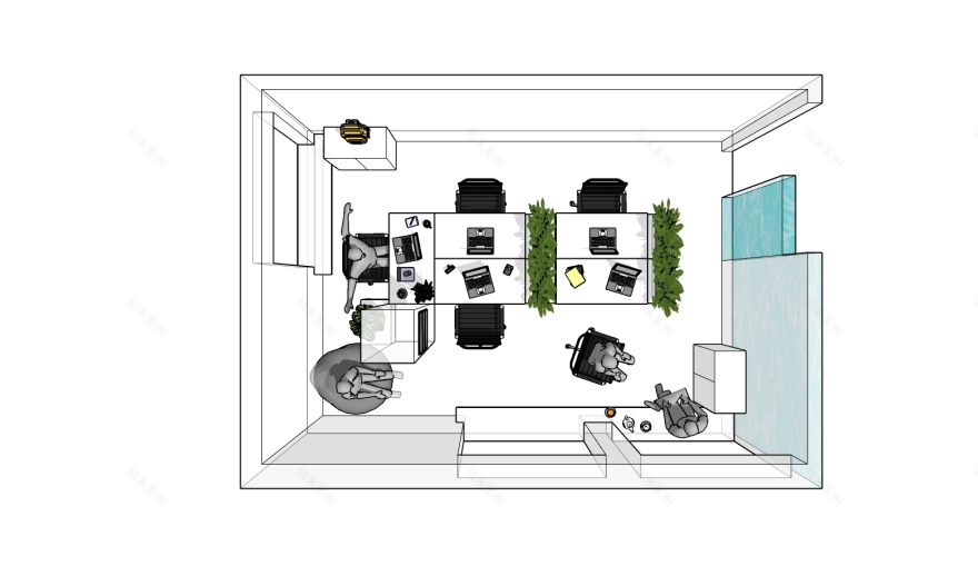 小程序员办公室设计-5