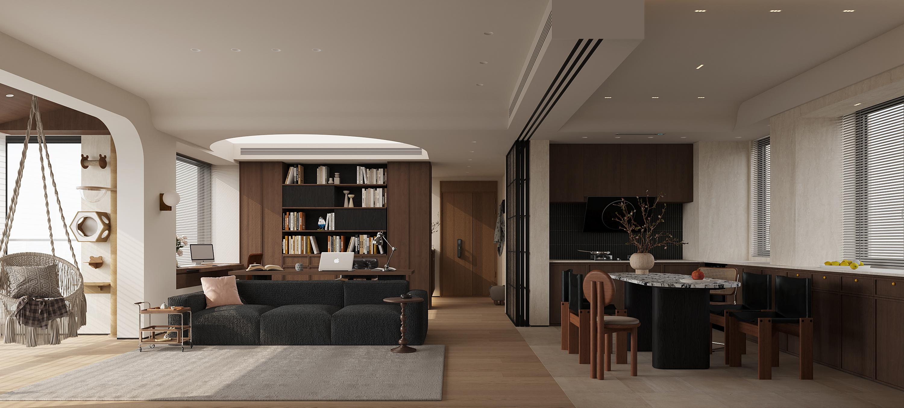 广州万科城市之光-中古风样板房设计-11