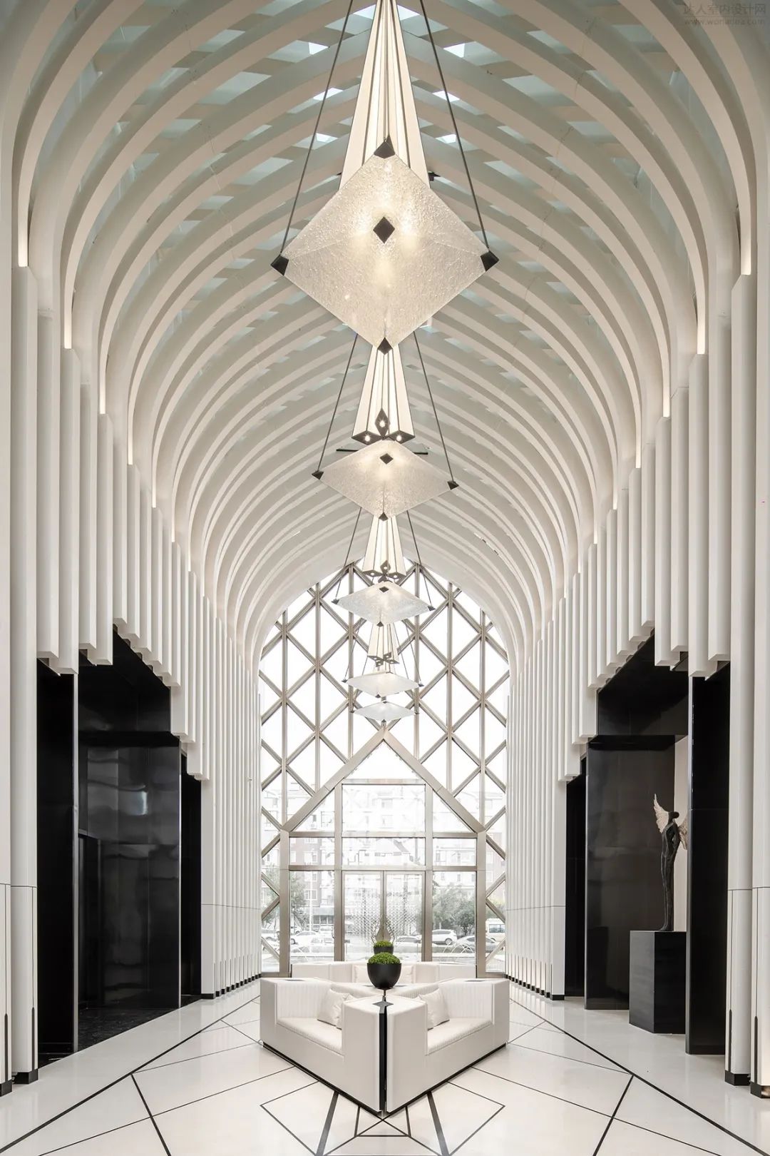 长春中海锦城售楼部 | 几何韵律中的优雅艺术空间-28