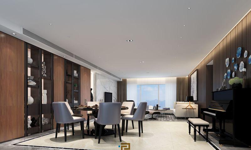 禅意栖居——深圳三湘海尚花园310平现代东方禅意住宅设计-68