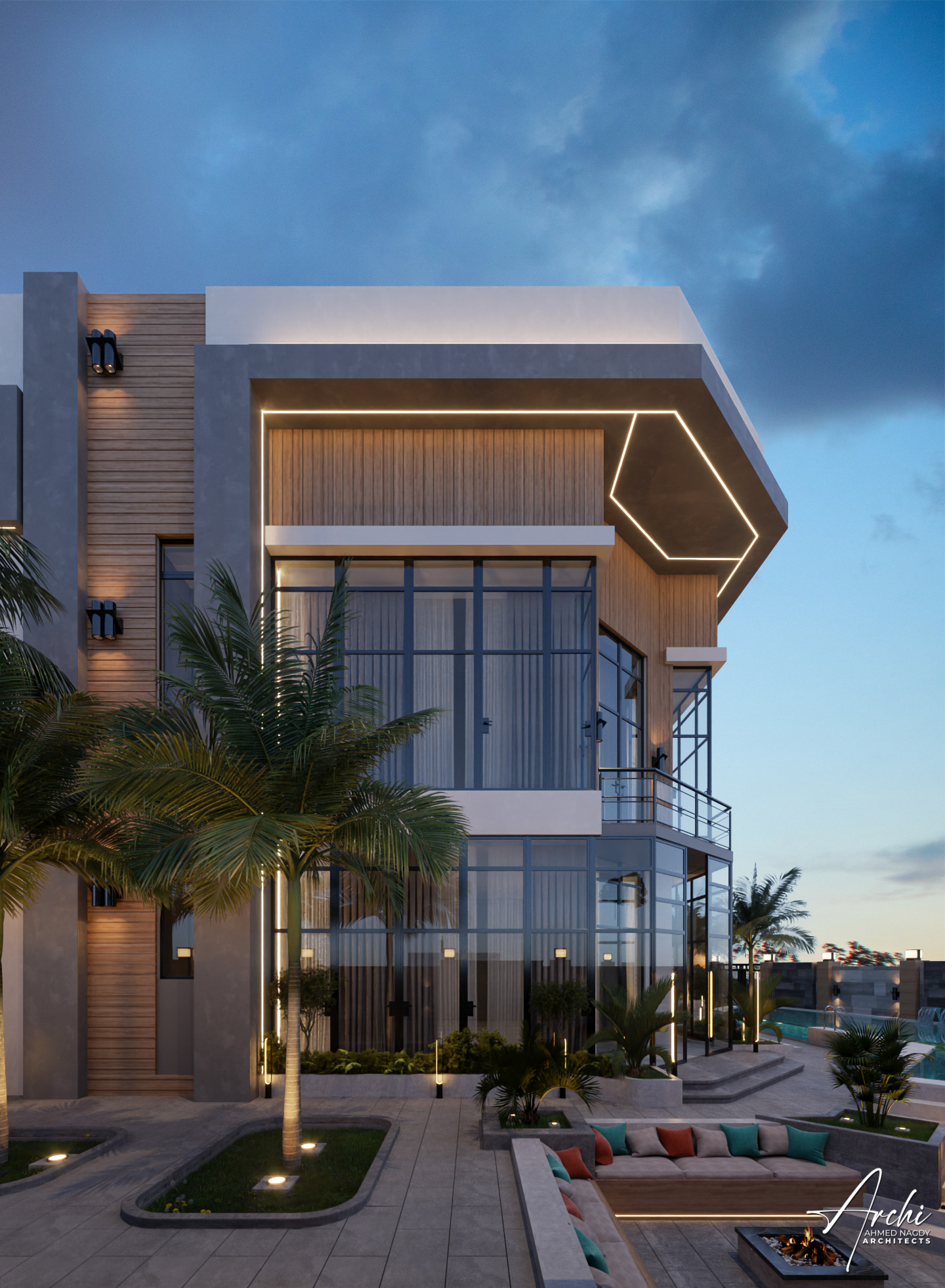 Villa's Landscape & Façade Design-9