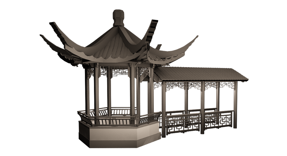 言之有料丨探究装配式中式亭廊的秘密-21