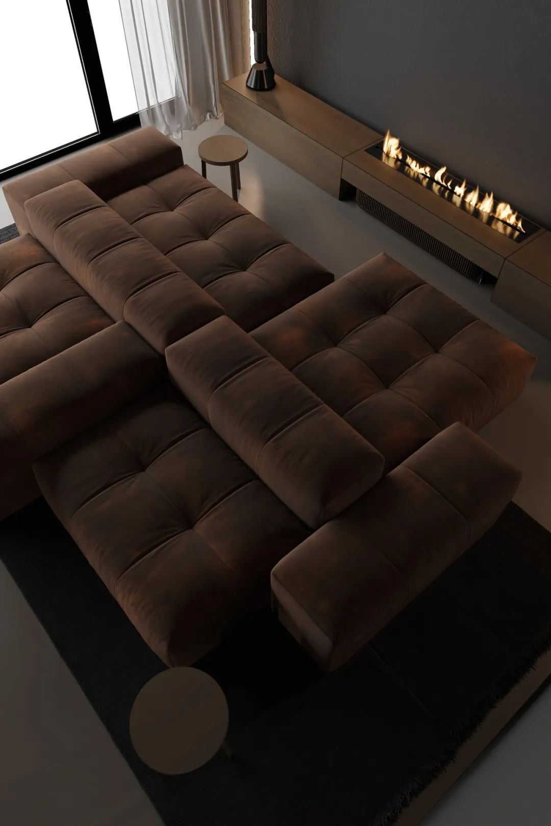 高级黑,极简空间的艺术魅力丨Igor Sirotov-3