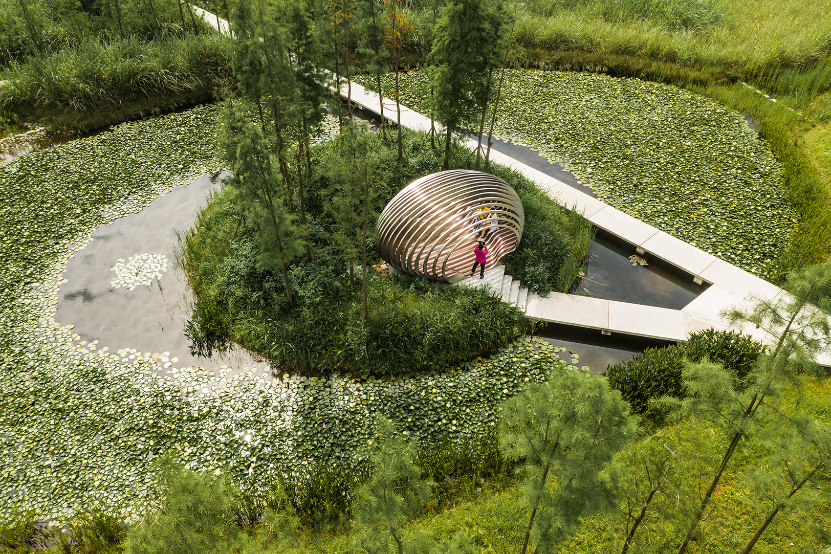 重庆潼南大佛寺湿地公园 / 土人设计-20