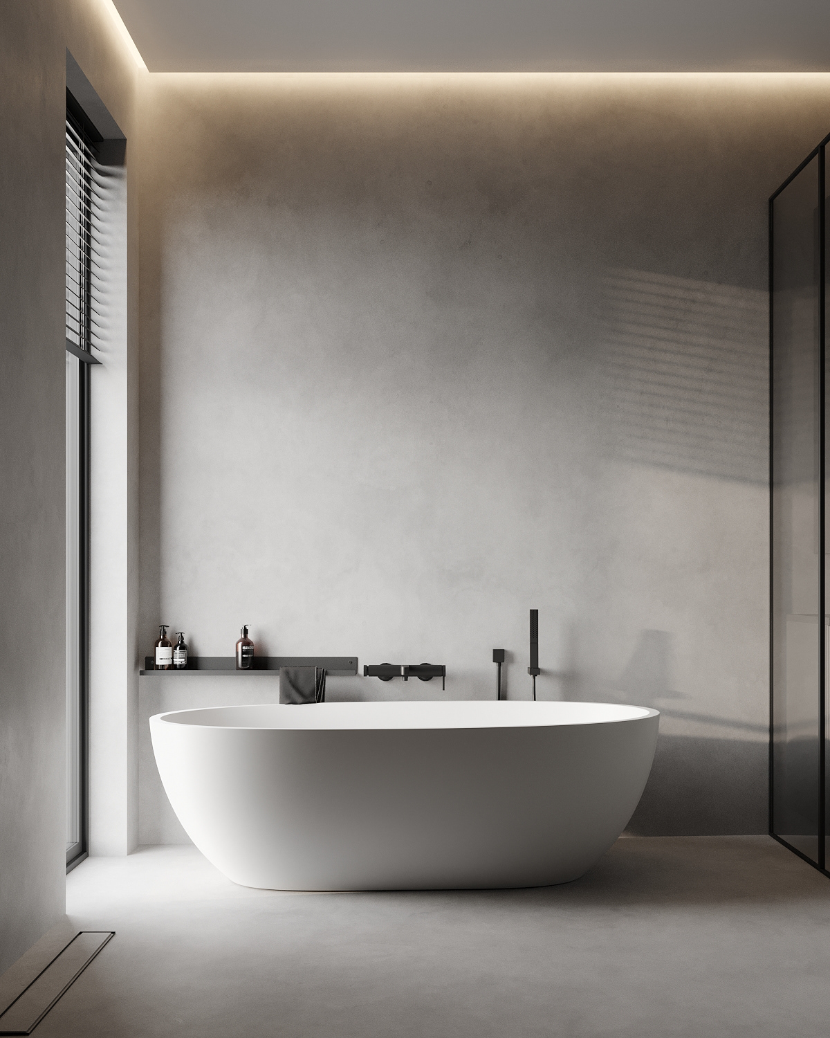 高级灰调 别墅简约空间设计！-15