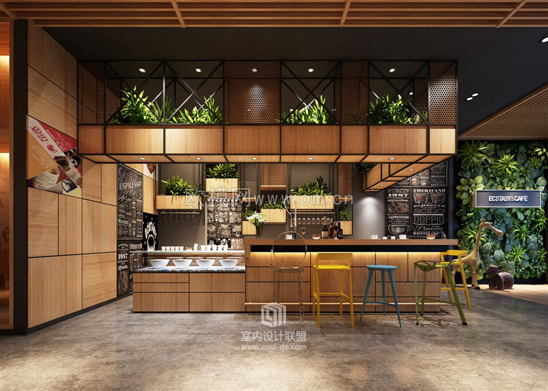 餐饮空间装修效果图一欧模网-2