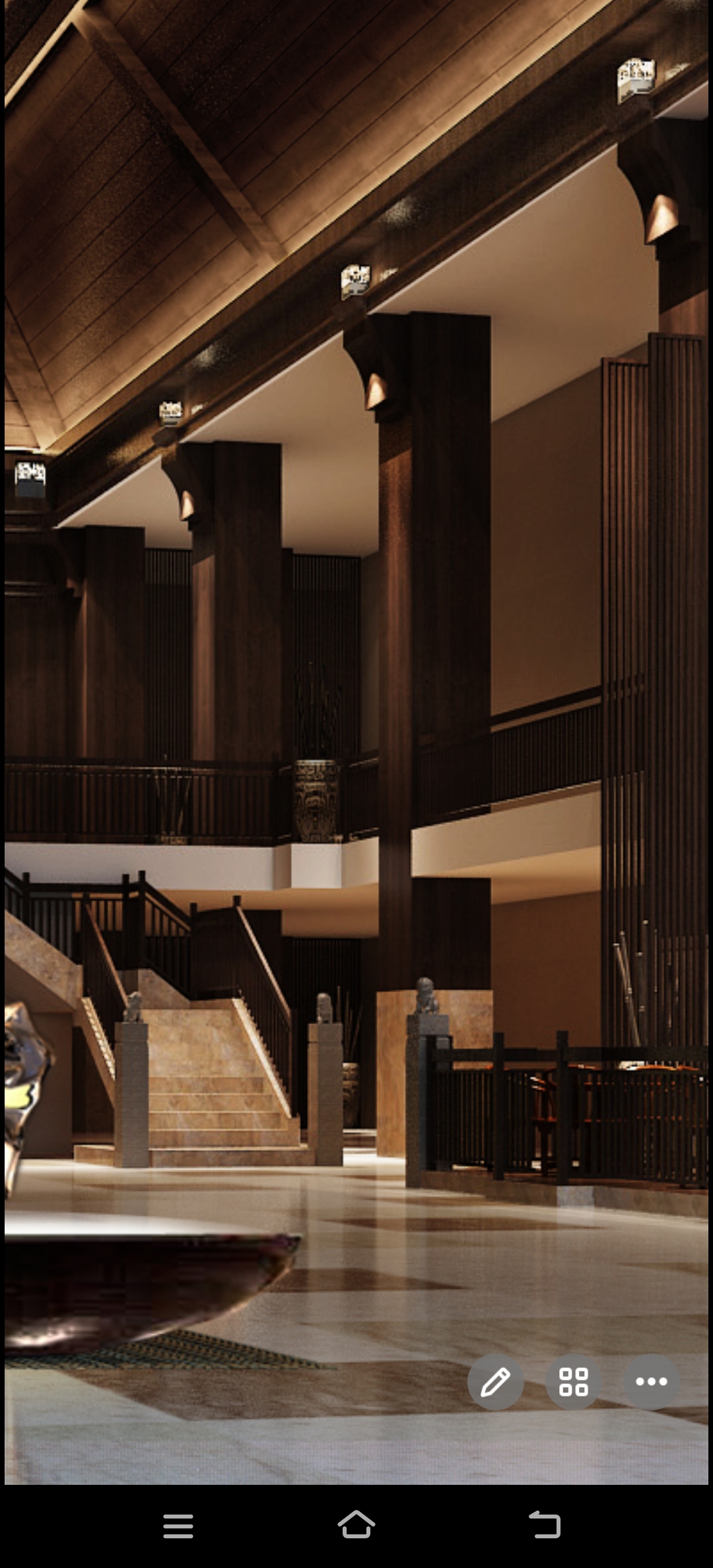 演艺厅大堂空间设计 | 线象空间之禧上装饰全案-14