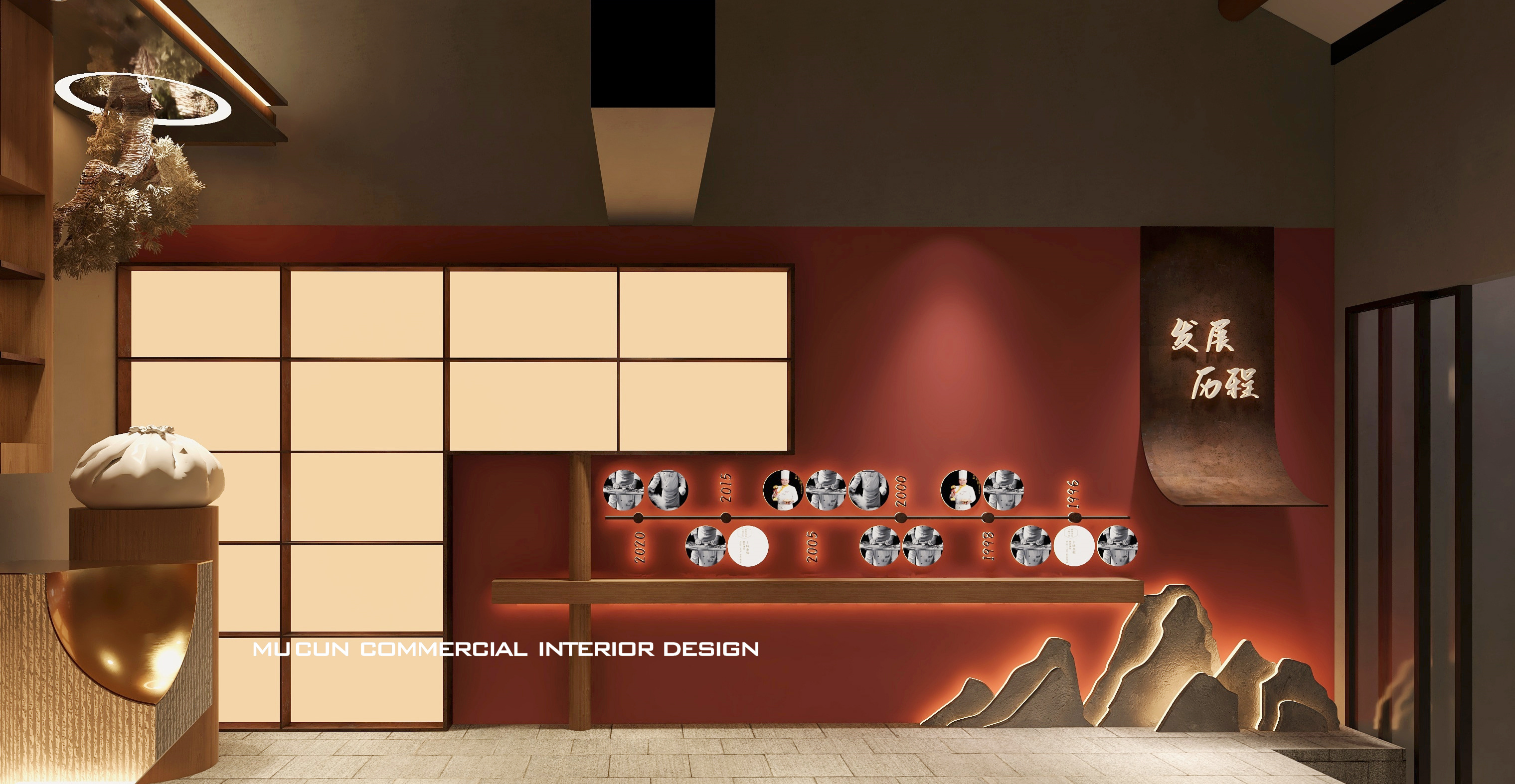 镇江 300 平蟹黄汤包展厅装修设计丨中国镇江-29