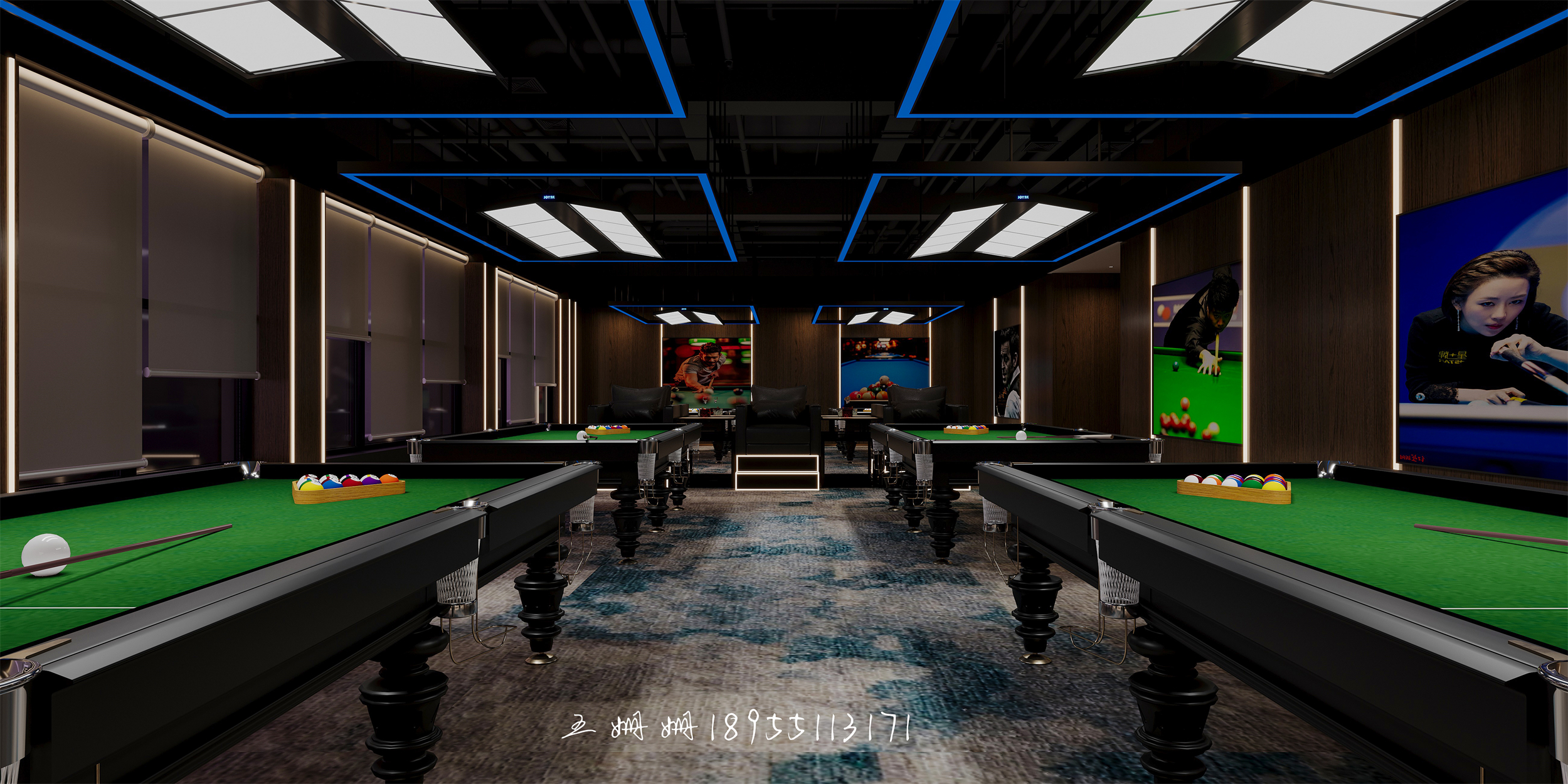 台球俱乐部--台球厅-4