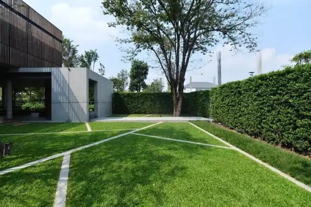 创意铺装设计,草坪与硬质材料的美妙融合-40
