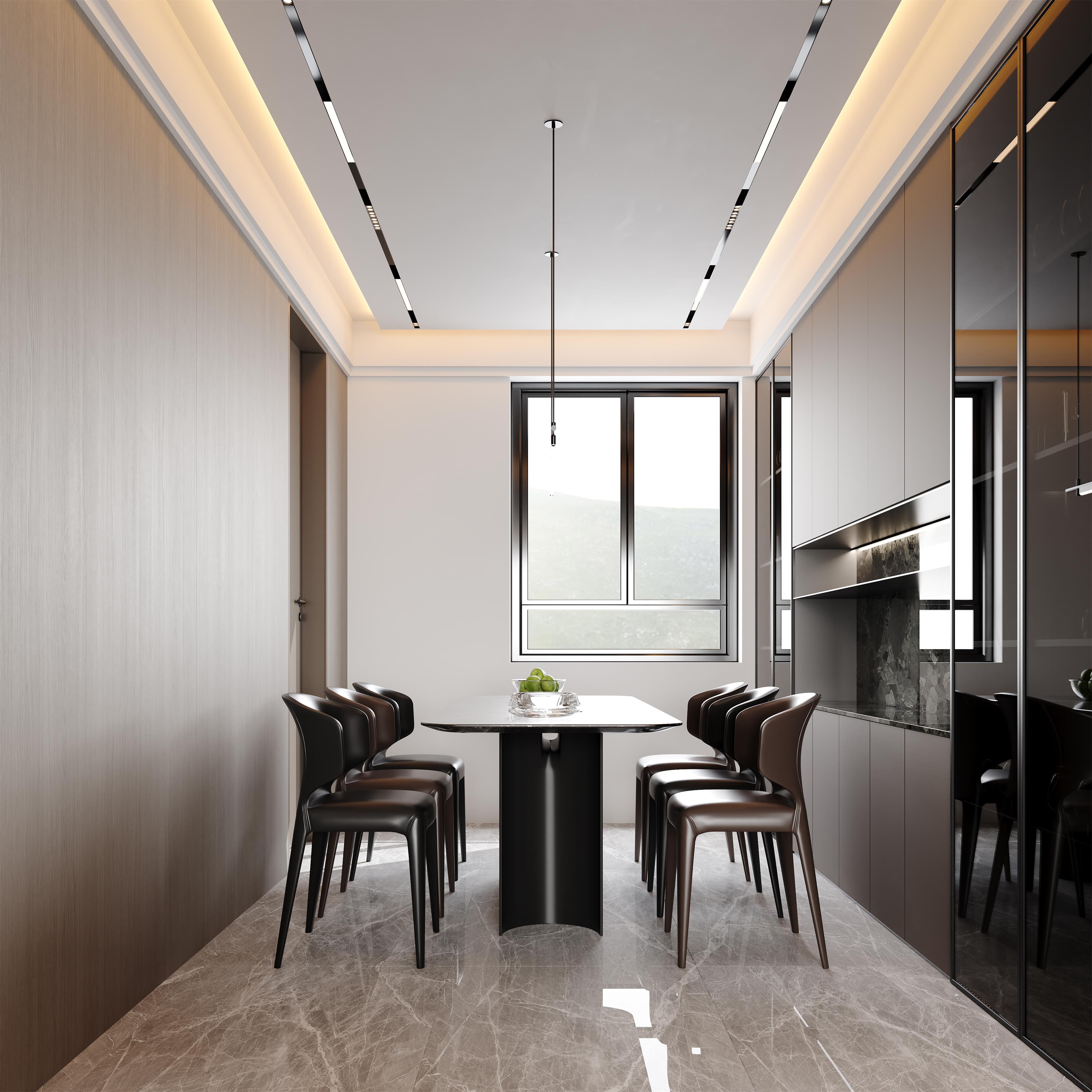 意式轻奢风平层家装-2