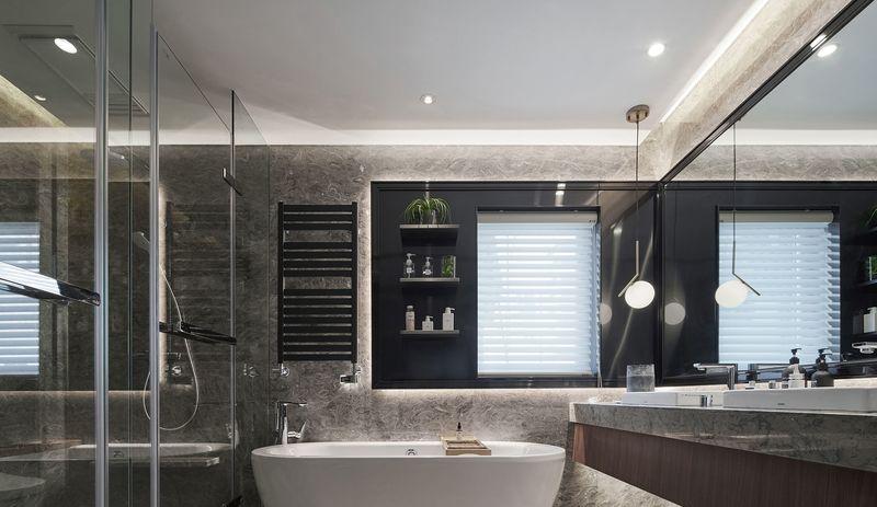 郑州永威上和郡叠层样板房——现代简约自然品味空间-42