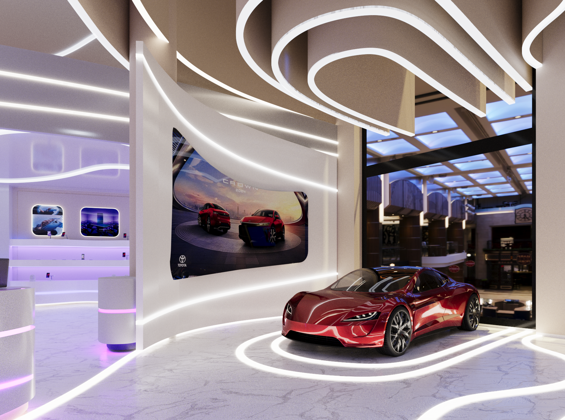Huawei Concept Store - Interior Design Exploration-20