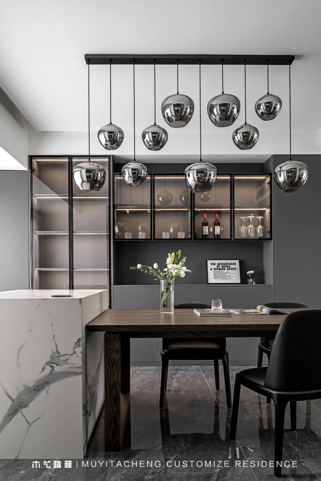 极简黑白,家的温度与高级定制丨中国重庆丨重庆木艺踏程全屋定制-29