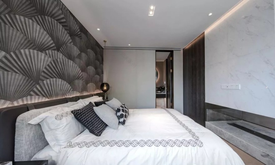 以山水墨画为灵感源头,武汉华侨城原岸样板间 吴滨-42