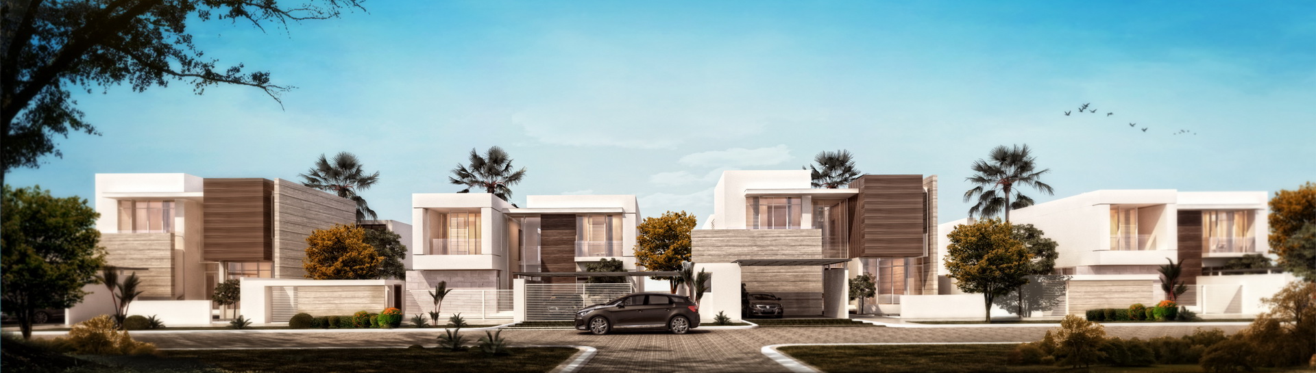 阿布扎比现代别墅社区-0