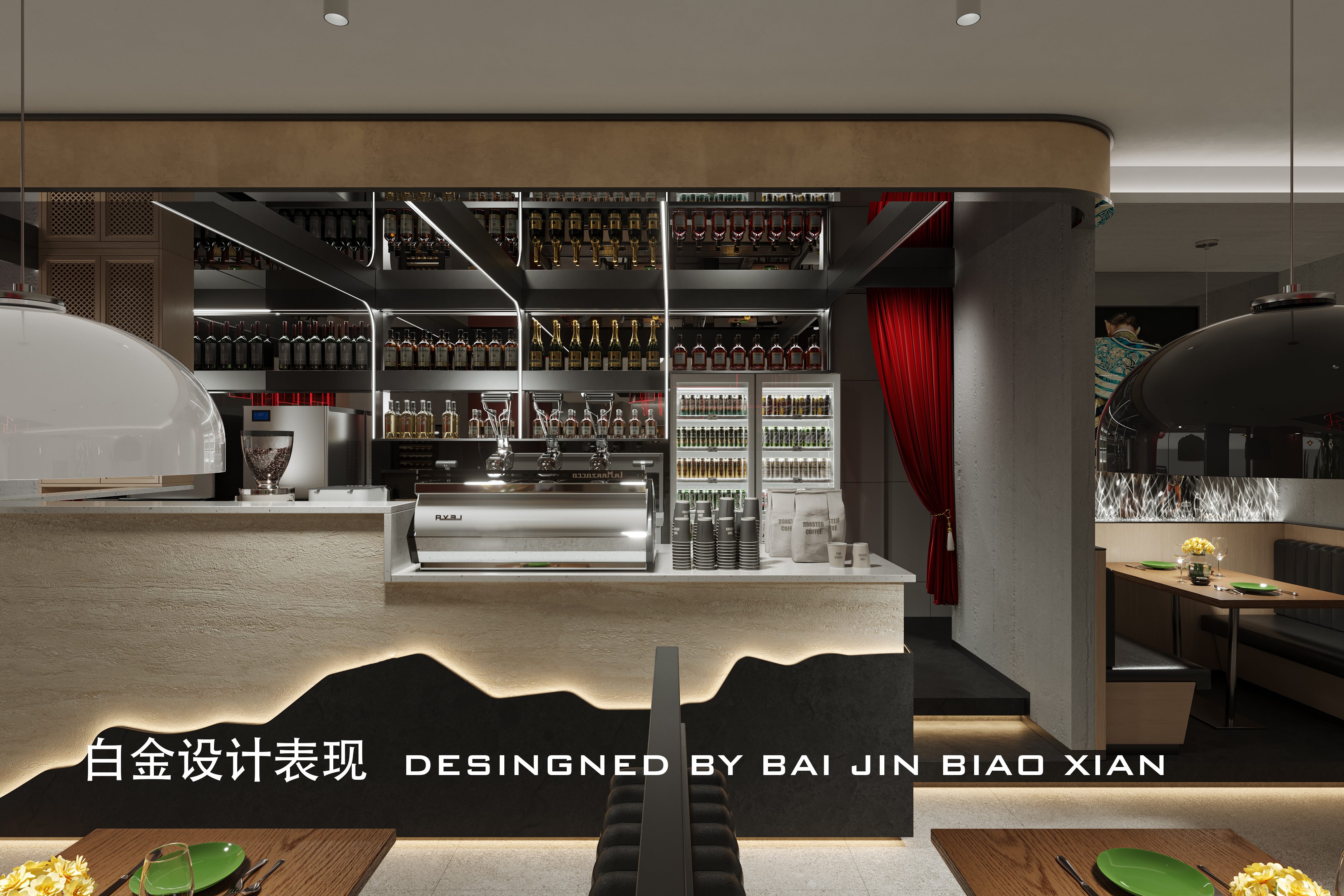 牛排餐厅 牛排店 餐饮空间 工装餐厅 餐饮店-3