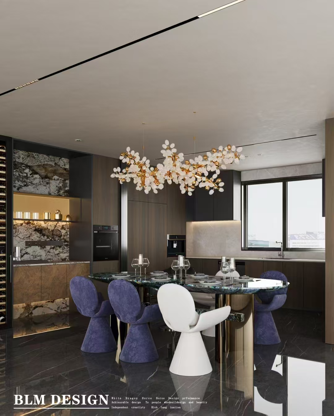 意式轻奢白龙马效果图-5