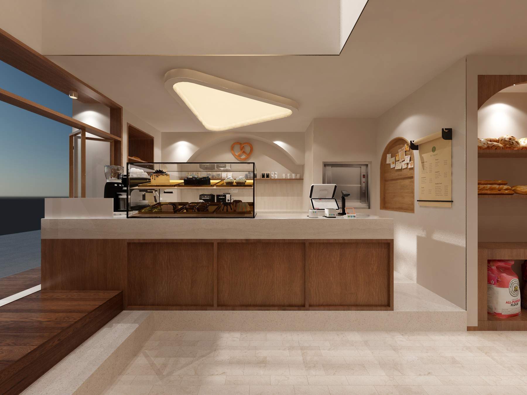 海口60㎡烘焙店设计-3