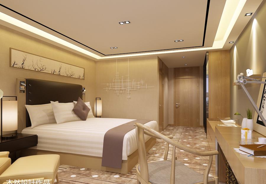 温泉酒店会所的挑空水池设计-7