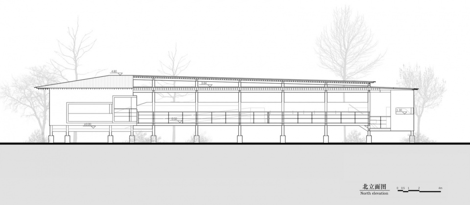 芦苇廊,观鸟屋等·邢襄生态园景观建筑系列丨中国河北丨北林风景建筑研究中心  段威工作室,上海领沃园林设计事务所  李工作室-65